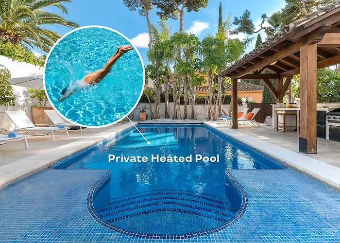 Vacation I La Cabane, Prestige, Heated Pool, 300m To The Vila Marbella